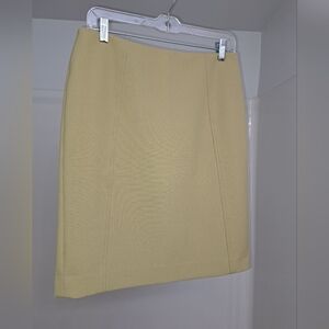 Halogen Mustardy Tan Pencil Skirt